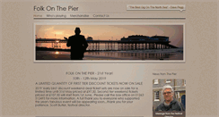Desktop Screenshot of folkonthepier.co.uk